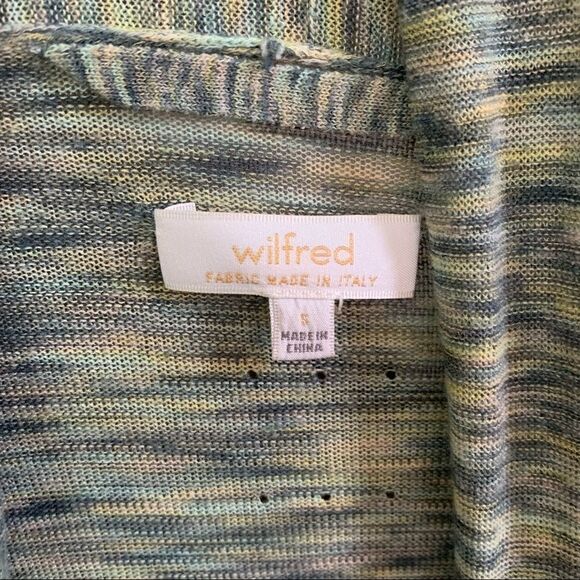 Aritzia Wilfred Longline Linen Blend Cardigan Size Small - Picture 3 of 5